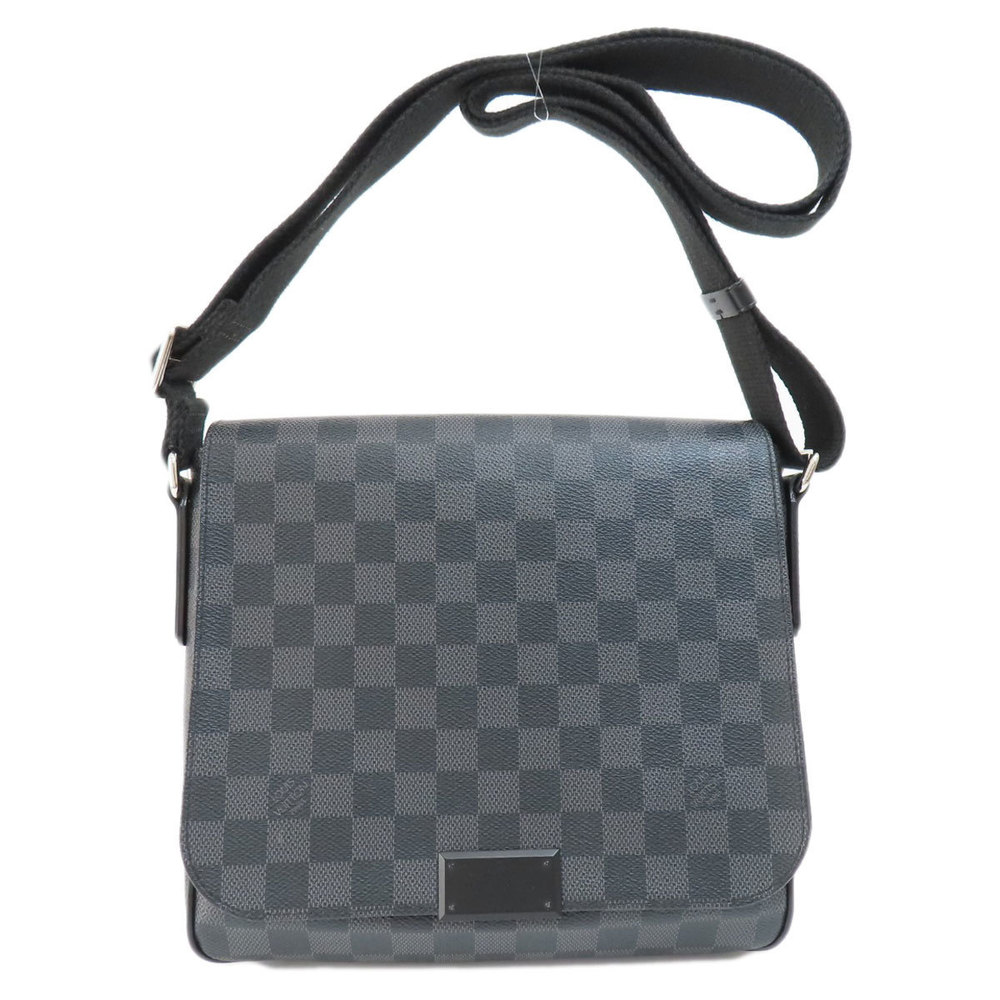 Louis Vuitton District PM Damier Graphite Shoulder Bag Damier Canvas